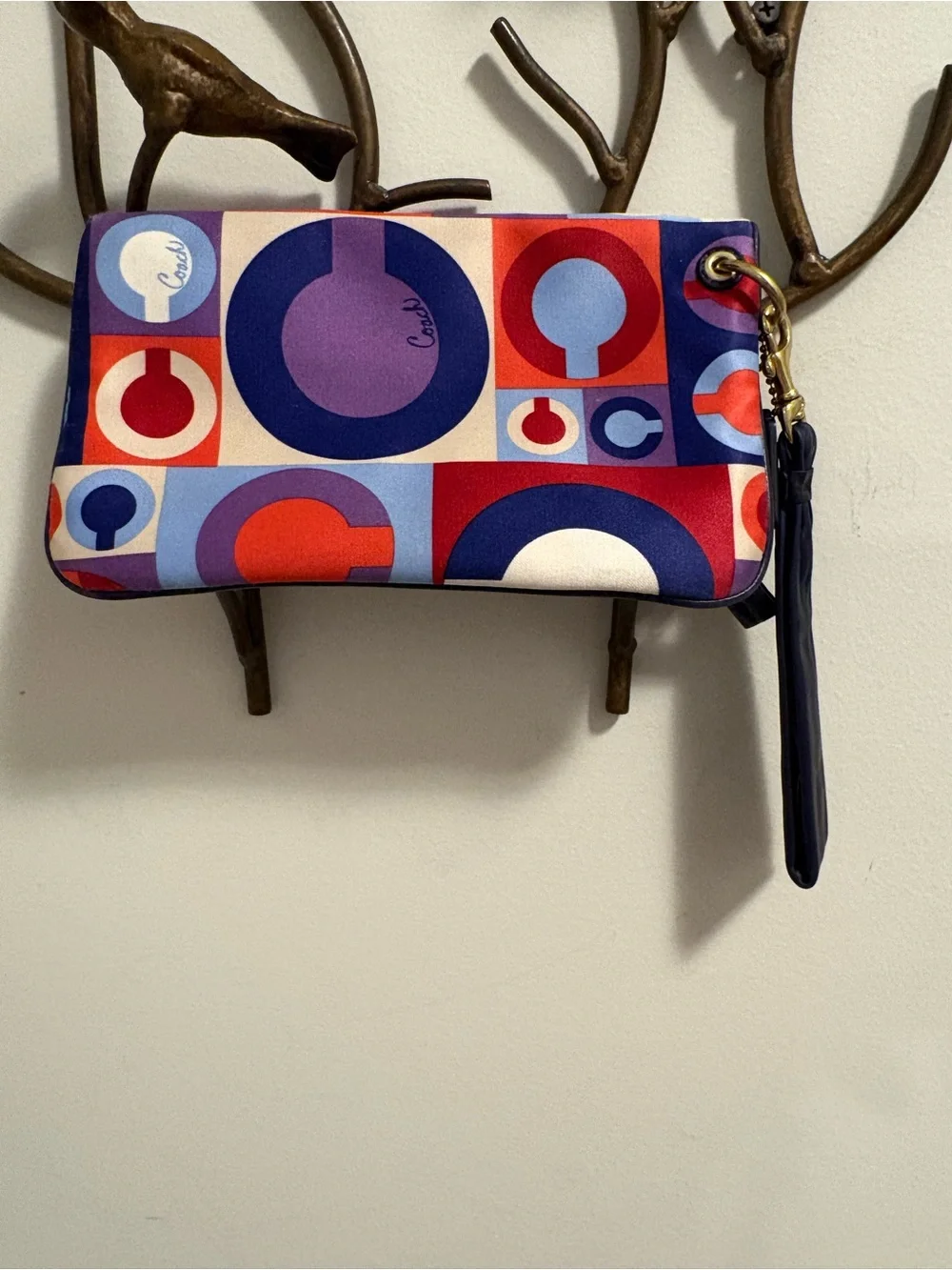 Coach Y2K Resort Op Art Clutch/Wristlet